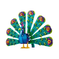 Juguete de Construcción Lego Creator Exotic Peacock 3 En 1 31157 355 Piezas