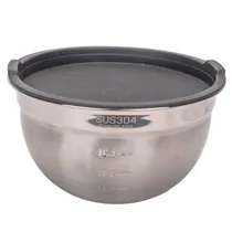 Bowl de Inox com Tampa 18CM