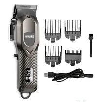 Maquina de Cortar Cabelo Wmark NG-119 Profissional Sem Fio / 7000 RPM / 2000MAH / Recarregável - Grey