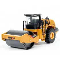 Huina Miniatura 1/50 Metal Road Roller Rolo Compactador 1715
