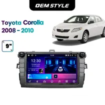 Moldura I-Kit 9* Toyota Corolla 2008-2010 -Iluminacao Ambar (OEM Style)