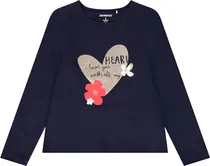 Camiseta Manga Longa Infantil Orchestra Hfiqgu-BLF - Feminina