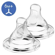 Bico para Mamadeira Chicco Physio 20347 6M+ (2 Unidade)