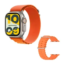 Smartwatch Vezr Ultra X - Bluetooth - com Pulseira Extra - Prata