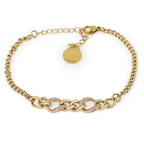 Pulseira Feminina Daniel Klein DKJ.12.10010-2 - Gold