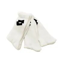 Medias Lotto H0419 Crew White Black Unisex 3 Pares