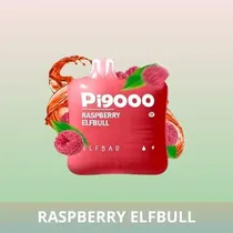 Pod Descartavel Elfbar Pi 9000 Puff - Raspberry Elfbul