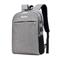 Mochila p/ Notebook Kolke KVM-339 Anti Furto USB Cinza 15.6"