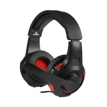 Auricular Satellite Gaming AE-363UR USB 7.1- Negro/Rojo (Caja Fea)