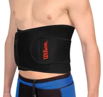 Suporte Lombar Wilson AW108 (2 Peças) - Preto