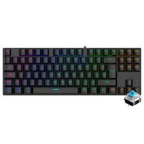 Teclado Gamer Mecanico Satellite GK-51 USB / RGB / Ingles - Preto