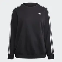 Moletón Adidas Essentials Fleece 3 Stripes Sin Capucha