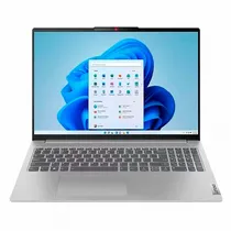 Notebook Lenovo Ideapad Slim 5 16IRU9 (83FW000XUS), Intel Core 7 150U 1.80HZ (5.40GHZ), 8GB Ram, 512GB SSD, Tela 16" Wuxga (1920X1200) Ips, Windows 11 Home, Inglês, Cloud Cinza  Notebook Le...