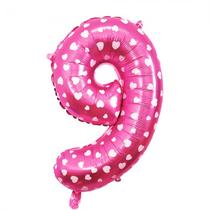 Balao Numero 9 Pink 32 Polegadas