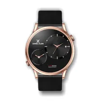 Relógio Analógico Masculino Daniel Klein Premium DK.1.12327-3 - Rosa Ouro e Preto