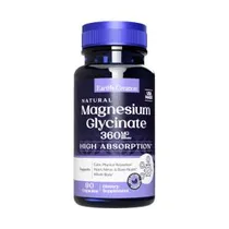 Magnésio Glycinate 360MG Earth's Creation 90 Cápsulas