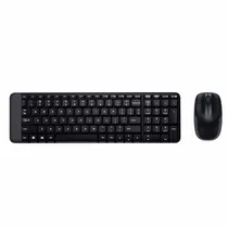 Teclado/Mouse Wir Logitech MK220 920-004430 Negro Español