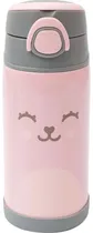 Copo Térmico com Canudo Buba 12110 (Rosa)