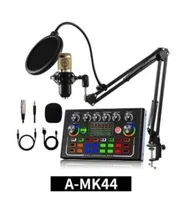 Microfone Satellite A-MK44+ Mesa de Som+ Suporte