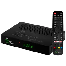 Receptor Interbras Xplus Team Ghost Iptv/Vod/Iks/SKS Wi-Fi Controle-BT