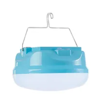 Lampada LED de Emergencia Luo LU-2189 / 2400MAH / Recarregavel USB - Azul