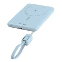 Carregador Portatil G-Tide Slim 01 5000MAH USB-C A USB-C Sem Fio - Azul  Carregador ...