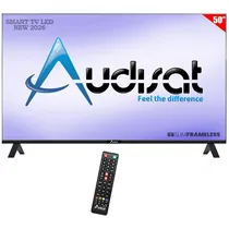 Smart TV LED 50" Audisat AD-50 (2026) 4K Ultra HD Android TV Wi-Fi com Conversor Digital (1 Ano de Garantia)