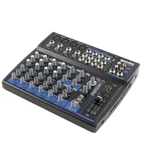Misturador de Audio Gemini GEM-12USB Bluetooth/12 CH/USB - Preto
