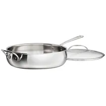 Frigideira Cuisinart PCT33-30H Pureclad Profissional Inox com Tampa 5L