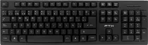 Teclado com Fio FTX FTXK566S - Preto (Espanhol)