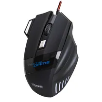 Mouse Gamer Yookie YE05 - com Fio - 2400DPI - 7 Botões - RGB - Preto