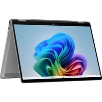 Notebook HP Omnibook X Flip 14-FK0033DX, AMD Ryzen Ai 7 350 2.00HZ (5.00GHZ), AMD Ryzen Ai 50 Npu Tops, 24GB Ram, 1TB SSD, Tela 14" Touch 360° 2K (1920 X 1200) Ips Corning Gorilla Glass 3, Windows 11 Home Copilot+ PC, Inglês, Prata