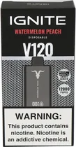 Vape Descartável Ignite V120 Watermelon Peach 12000 Puffs