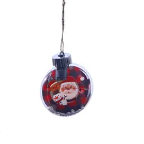 Bola de Natal Transparente 8X9CM.