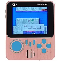 Console Portátil Game Box G7 de 3.5" com 666 Jogos - Rosa Claro (Espanhol/Inglês/Chinês)