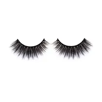 Cílios Postiços Velvet Fashion Faux Mink 3D-15 - Preto