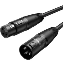 Cabo XLR Ugreen AV130C de 3 Pinos 20710 - Preto
