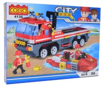 Cogo City Caminhão Bombeiro 4136 (354 PCS)