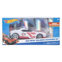 Hot Wheels Fast Racer Pullback White 1746