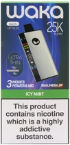 Vape Descartável Waka KA25 Icy Mint 25000 Puffs