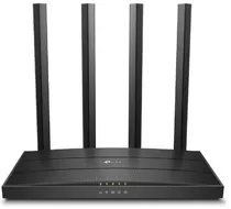 Roteador Wireless TP-Link Archer C6 AC1200 Full Gigabit Mu-Mimo Up To 5GHZ 867 MBPS - Preto