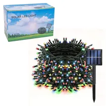 Luzes Pisca-Pisca Solar 50M 500 LED Colorido