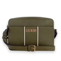 Bolso Bandolera Femenino Guess Zadora Green
