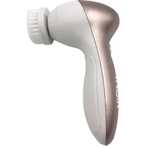 Massageador Facial Xion Xi-Face / 2 Velocidades / com Acessorios - Branco/Rosa