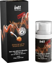 Gel com Efeito de Vibração Intt Vibration Power Doce de Leite 17ML