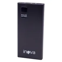 Carregador Portatil Powerbank Inova PB-102 / 10000MAH / Dual USB / Micro-USB / USB-C - Preto