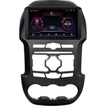 Autoradio para Ford Ranger 2012/15 Hetzer H-Pro 4G 9" Bluetooth + Câmera de Ré - Cinza