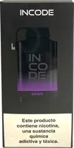 Vape Descartável Incode 25ML Grape - 20000 Puffs