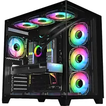 Gabinete Gamer Satellite K896 4 Coolers - Preto