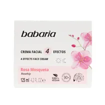 Crema Facial Babaria 4 Efectos Rosa Mosqueta 125ML